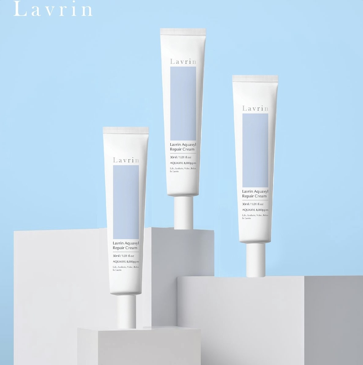 LAVRIN Aquaxyl Repair Cream – tri balenia krému, 30 ml