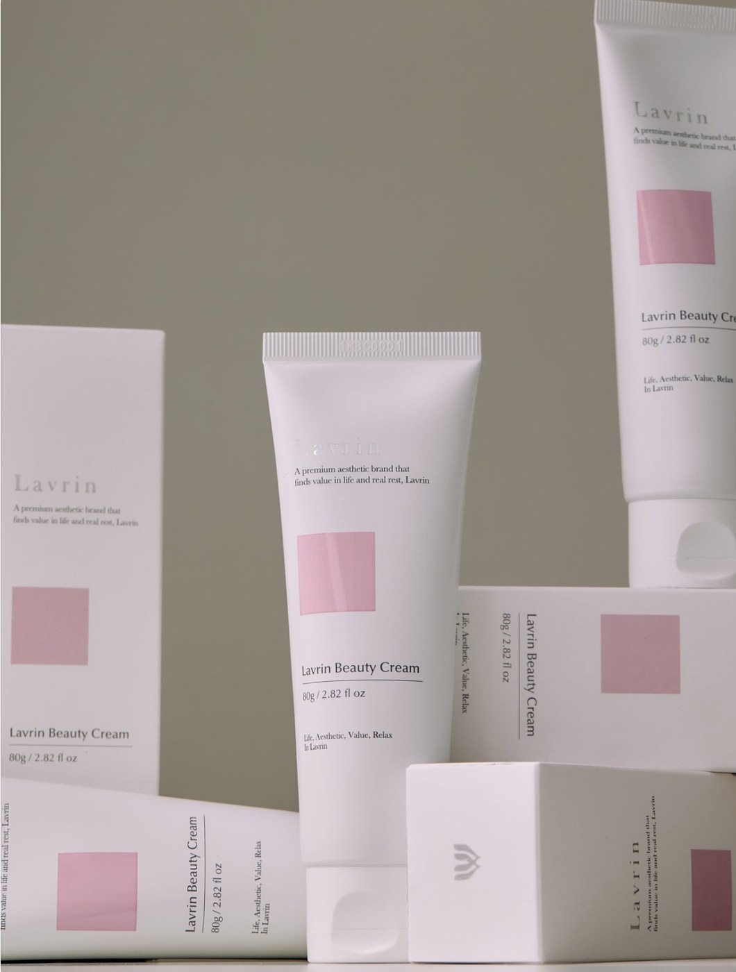 LAVRIN Beauty Cream – balenie s krabičkou, detail