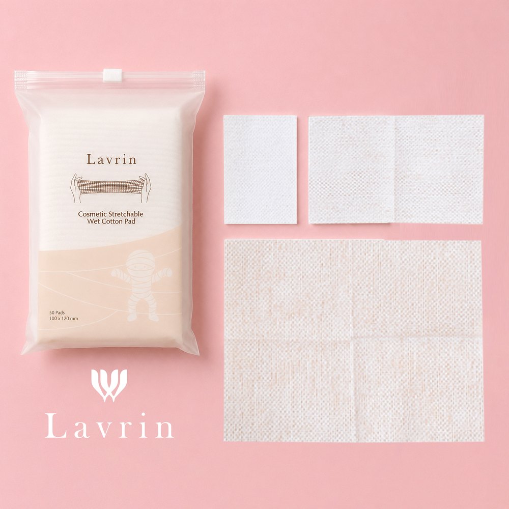 LAVRIN Elastické kozmetické tampóny – balenie 50 ks